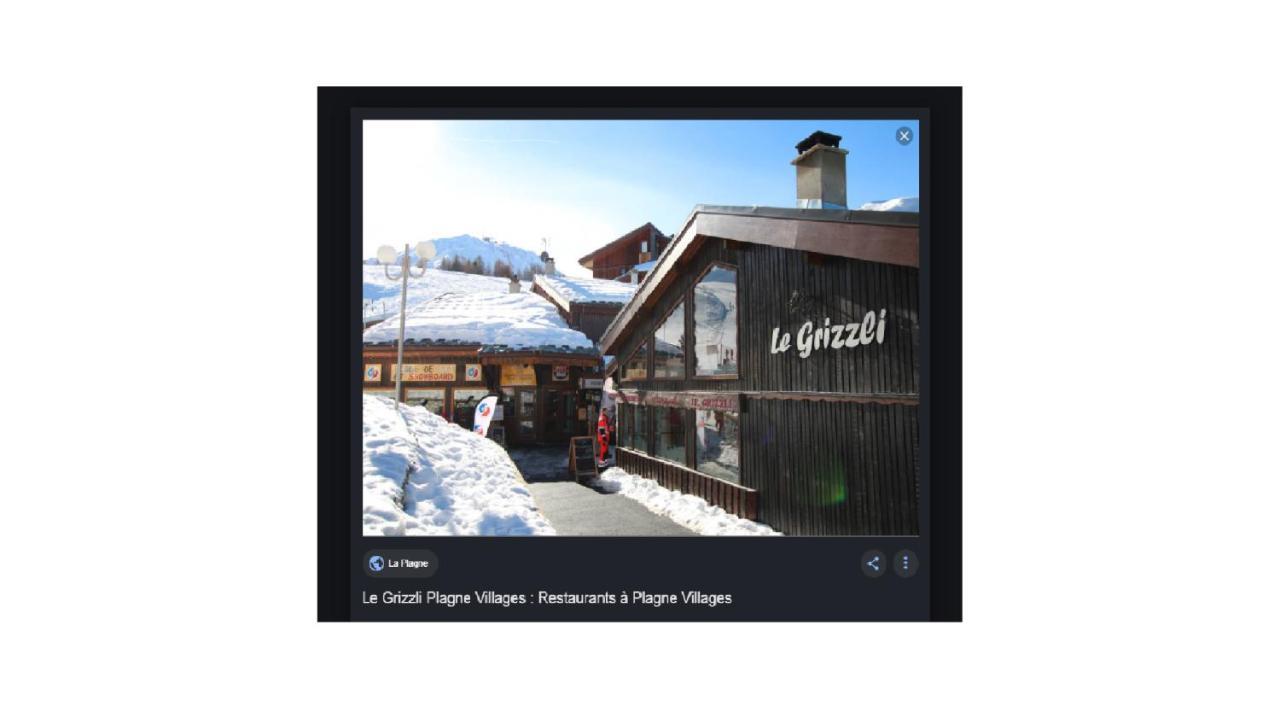 Studio 1 Piece Plagne Village 4 Personnes 2050 M Pied Des Pistes La Plagne Εξωτερικό φωτογραφία